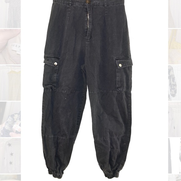 Boohoo Denim - Black Boohoo Cargo Jeans